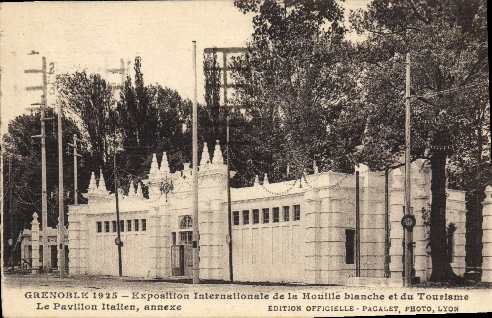 CPA Grenoble Exposition Internationale De La Houille Blanche Et Du Tourisme pavillon italien