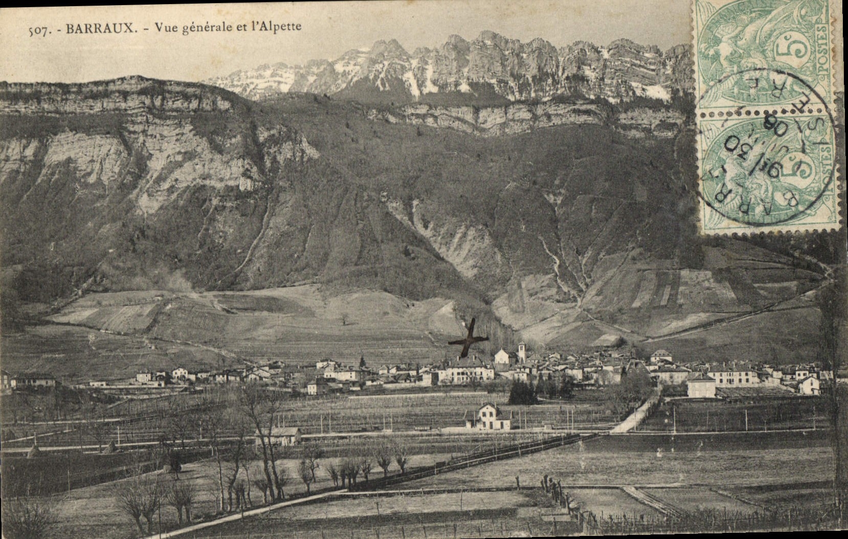 CPA Barraux Vue Generale Et I'Alpette