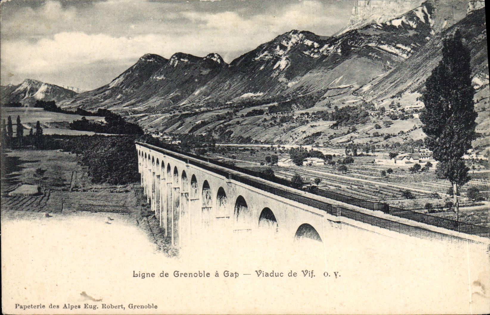 CPA Ligne De Grenoble A Gap Viaduc De Vif