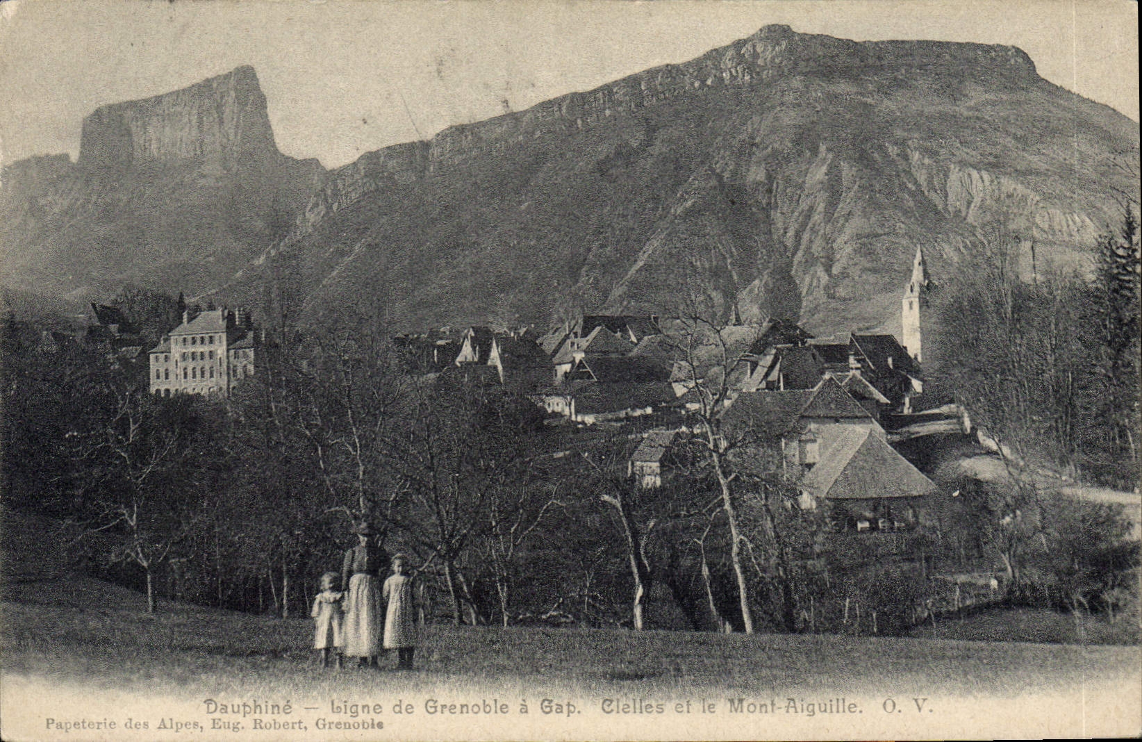 CPA Dauphine Ligne De Grenoble A Gap Cielles