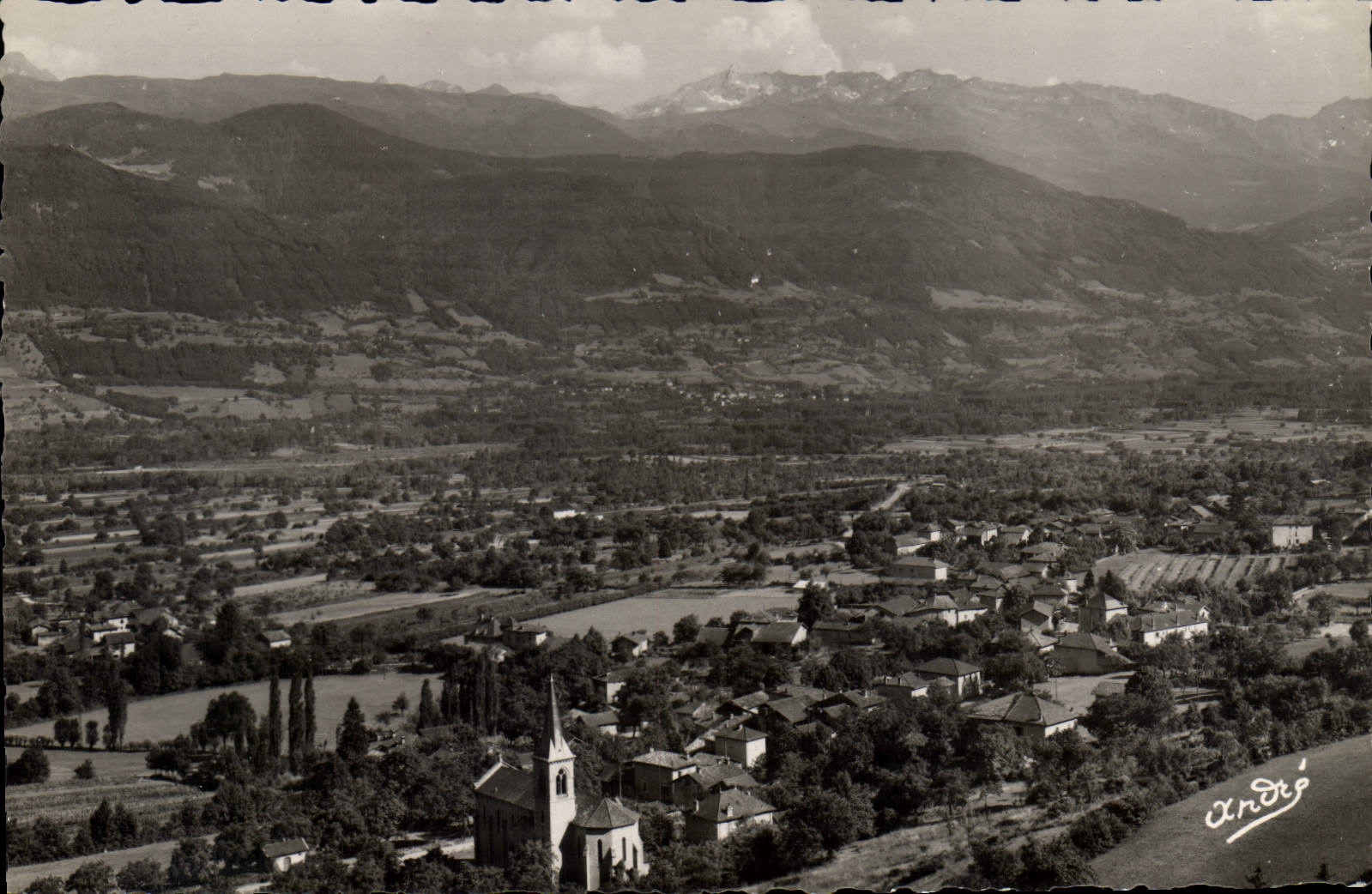 CPA Saint Vincent De Mercuze Vue Generale