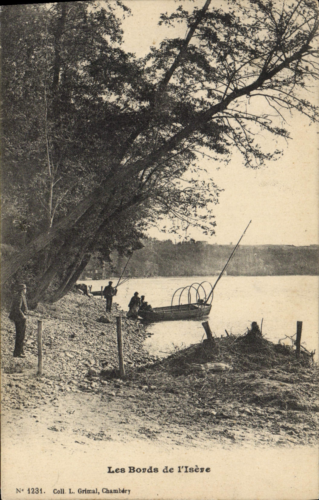 CPA Les Bords De I'Isere