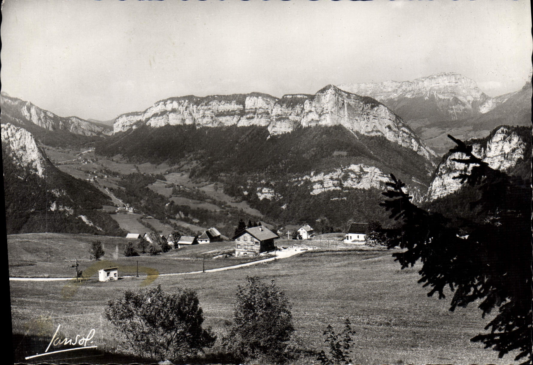 CPSM téléski de la RUCHERE Combe De Corbel