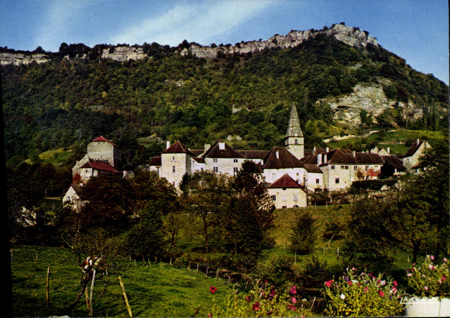 CPSM Beaume Les Messieurs Abbaye Et Vue Generale