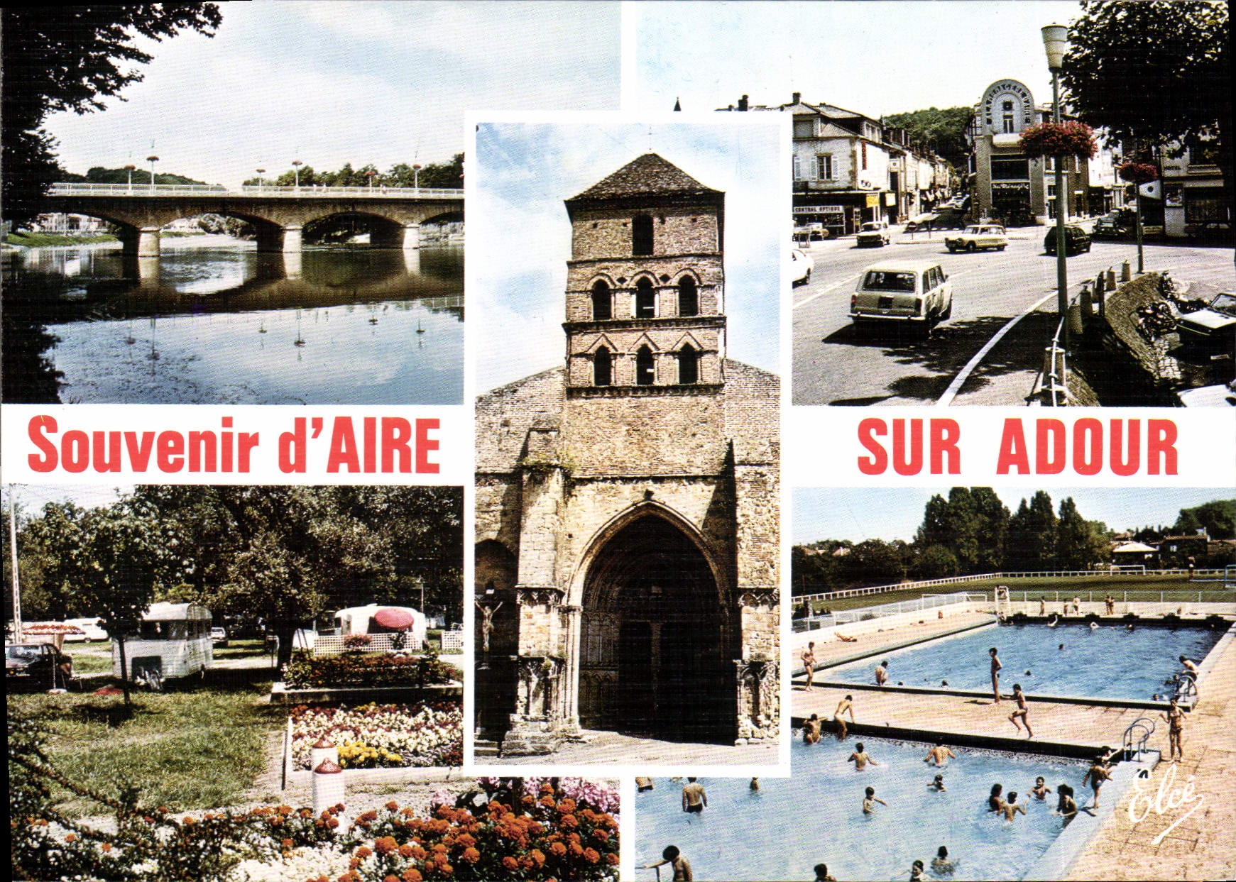CPSM Aire Sur Adour souvenir