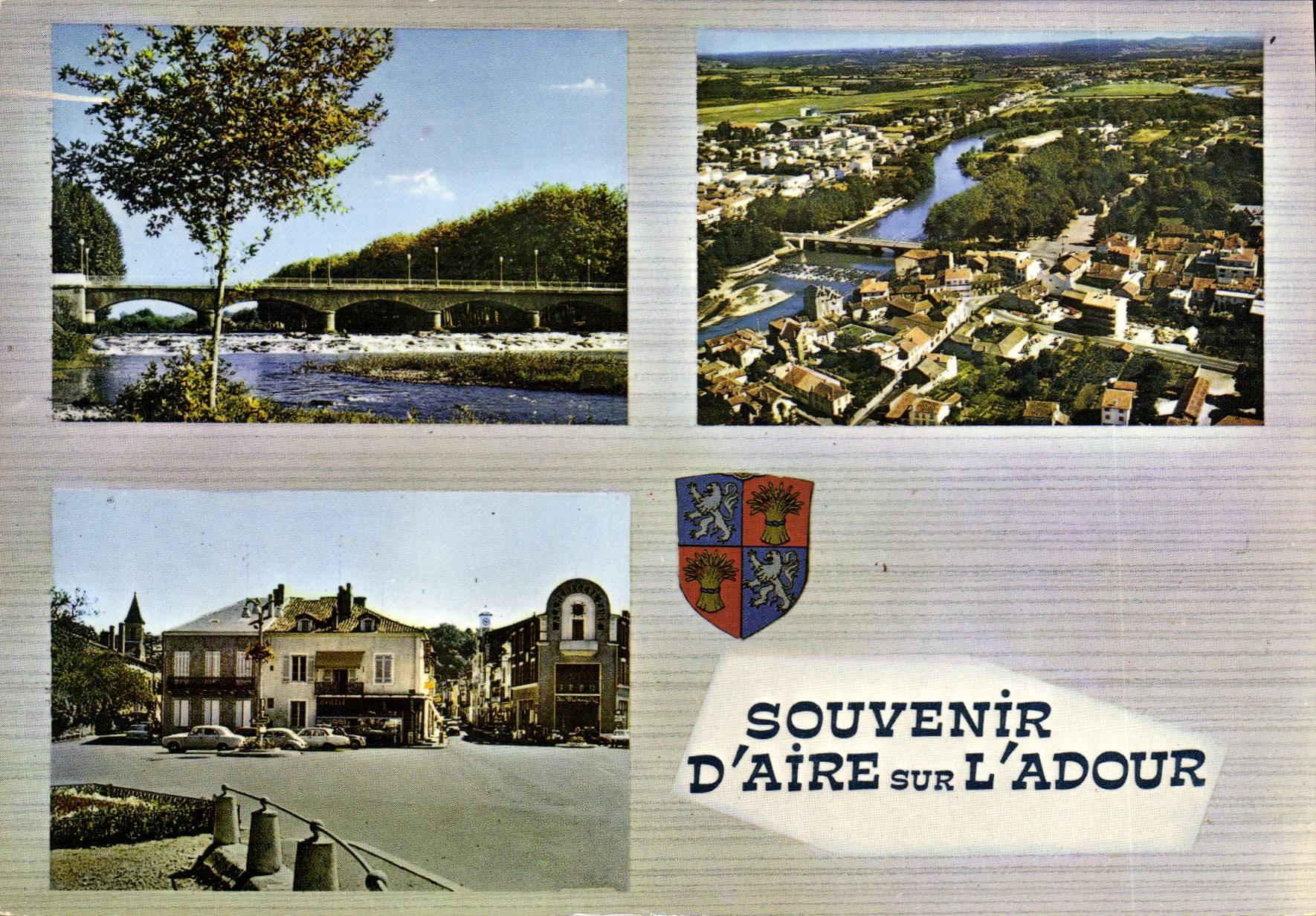 CPSM Aire Sur Adour Le Pont Vue Generale