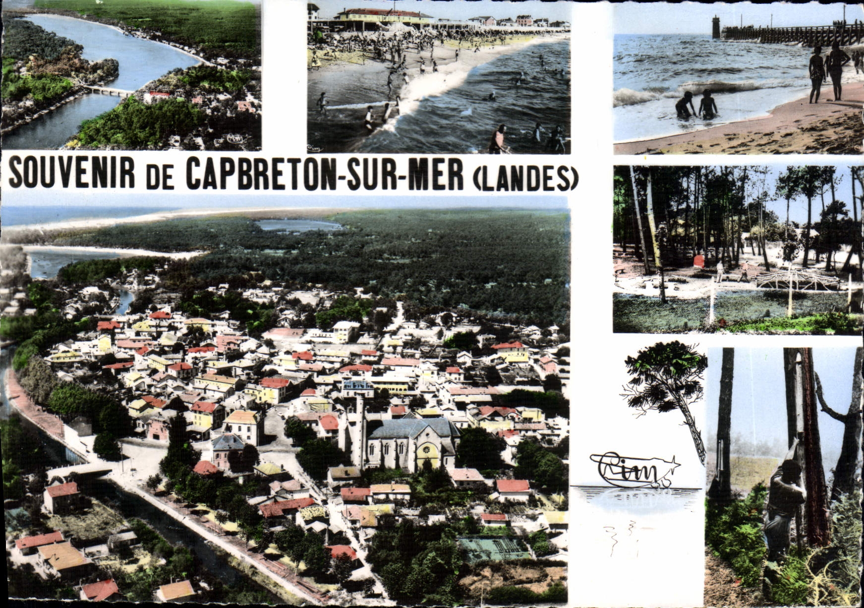 CPSM CAPBRETON Sur Mer