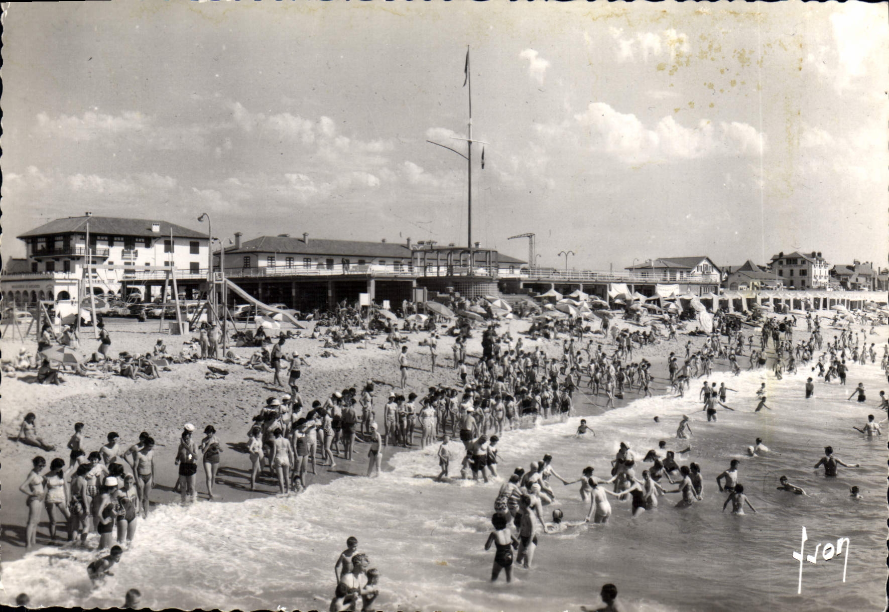 CPSM CAPBRETON La Plage