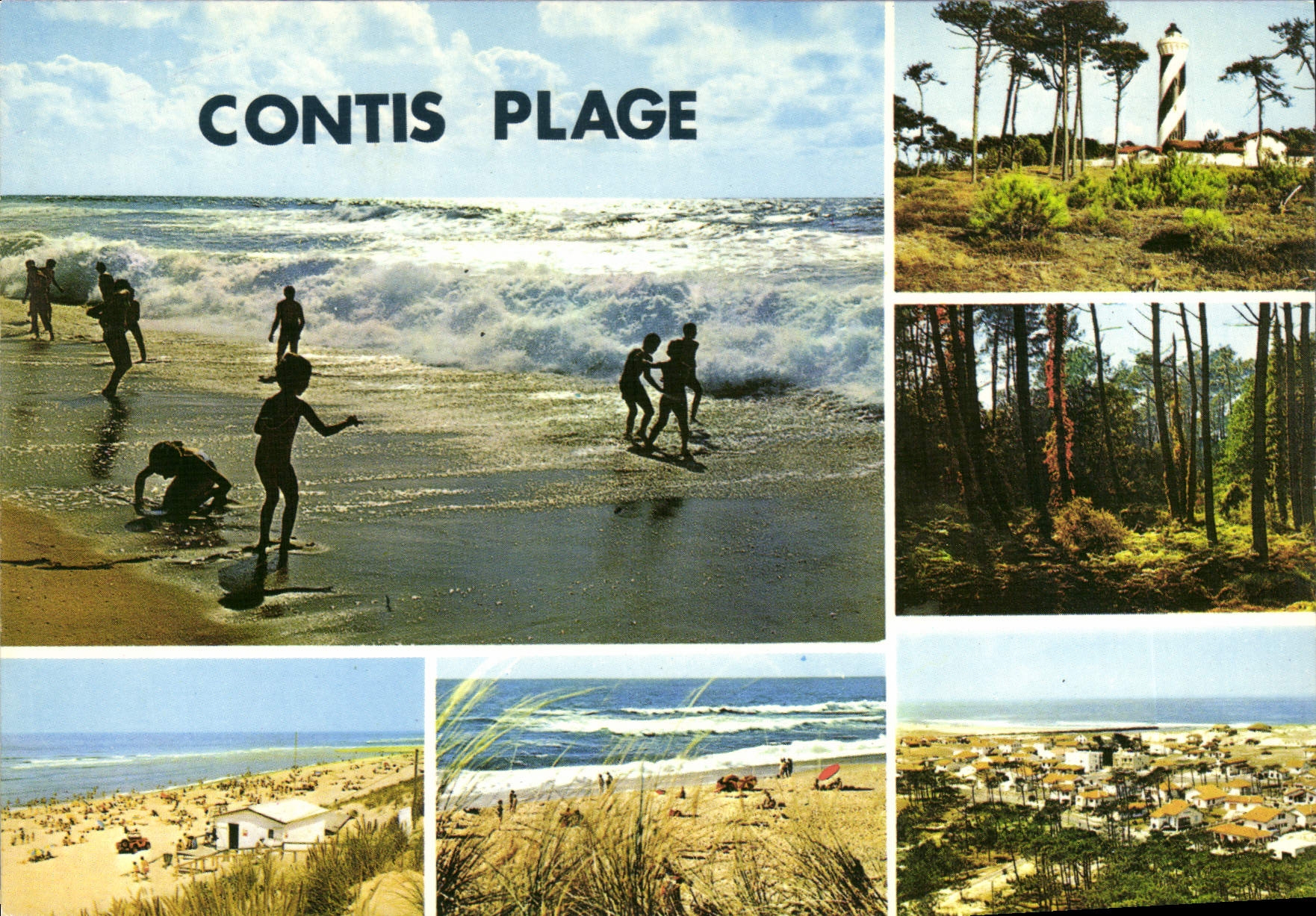 CPSM Contis Plage Vue D'Ensemble La Plage