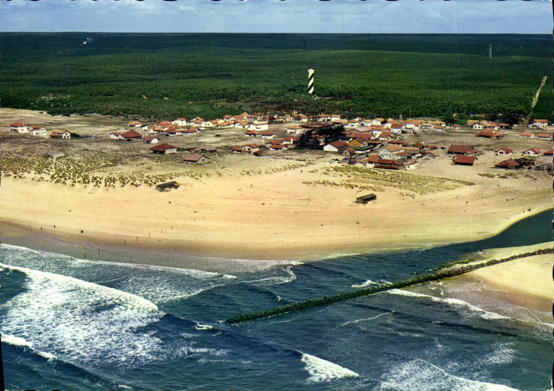 CPSM Contis Plage Vue D'Ensemble