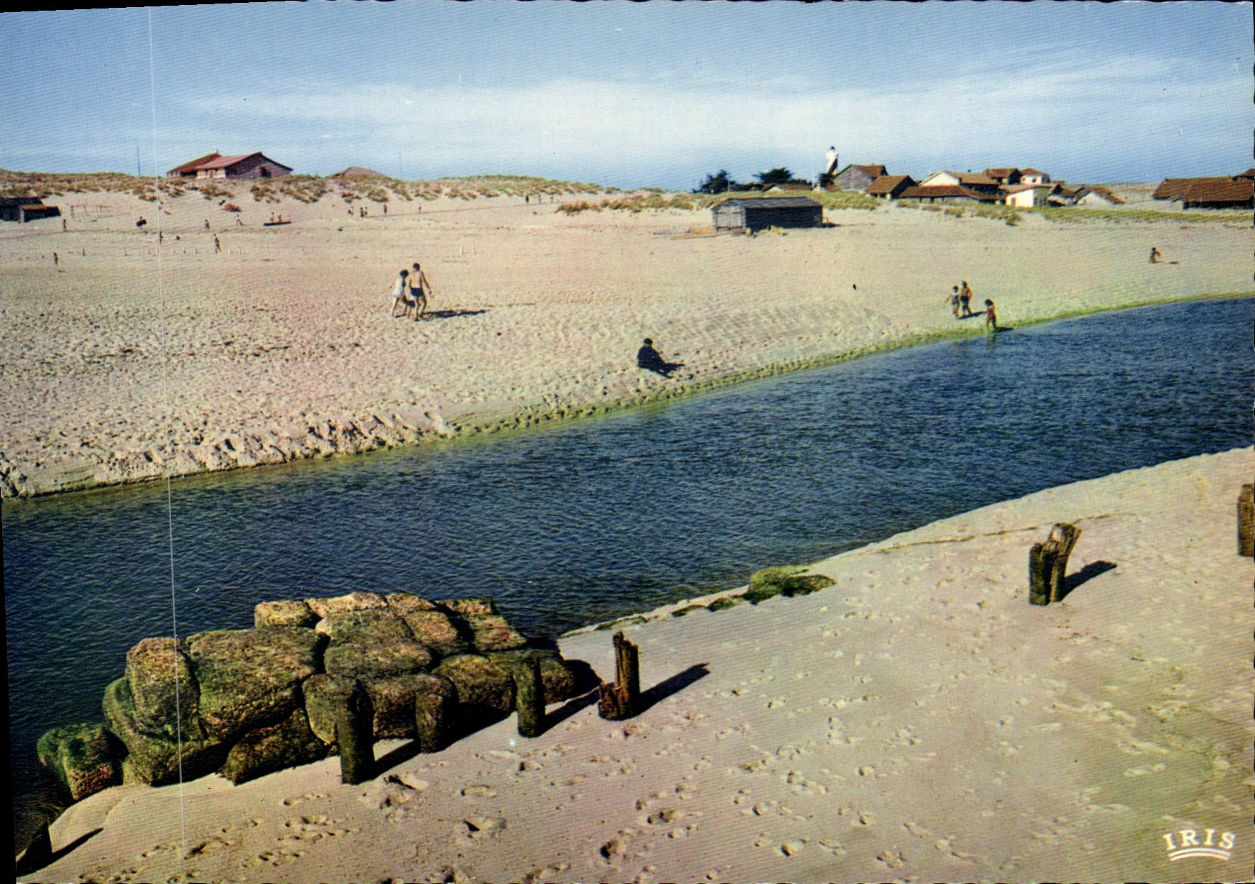 CPSM Contis Plage Du Courant