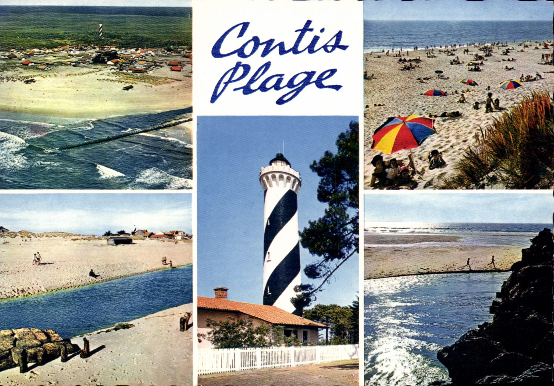 CPSM Contis Plage Vue D'Ensemble La Plage