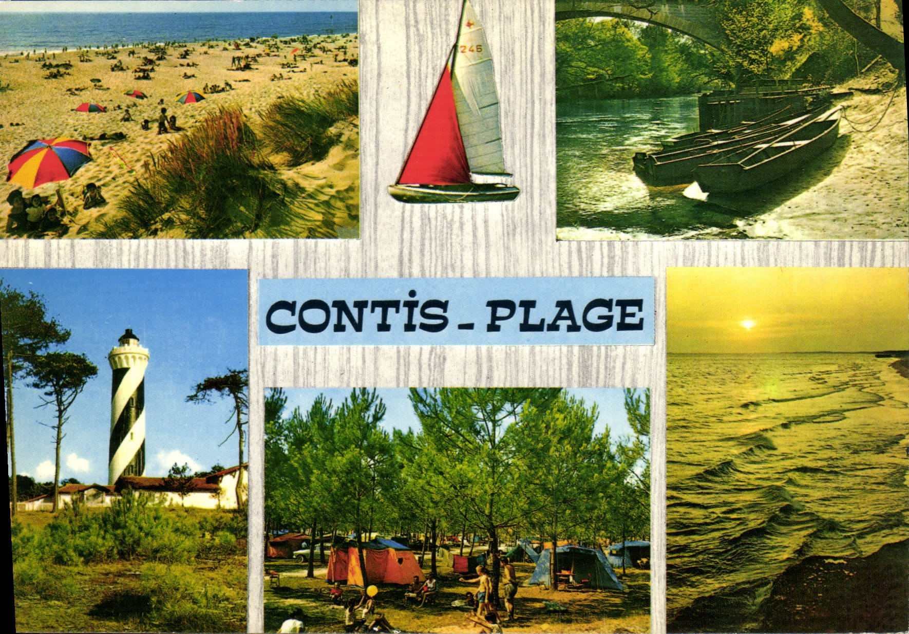 CPSM Contis Plage La Plage Le Courant