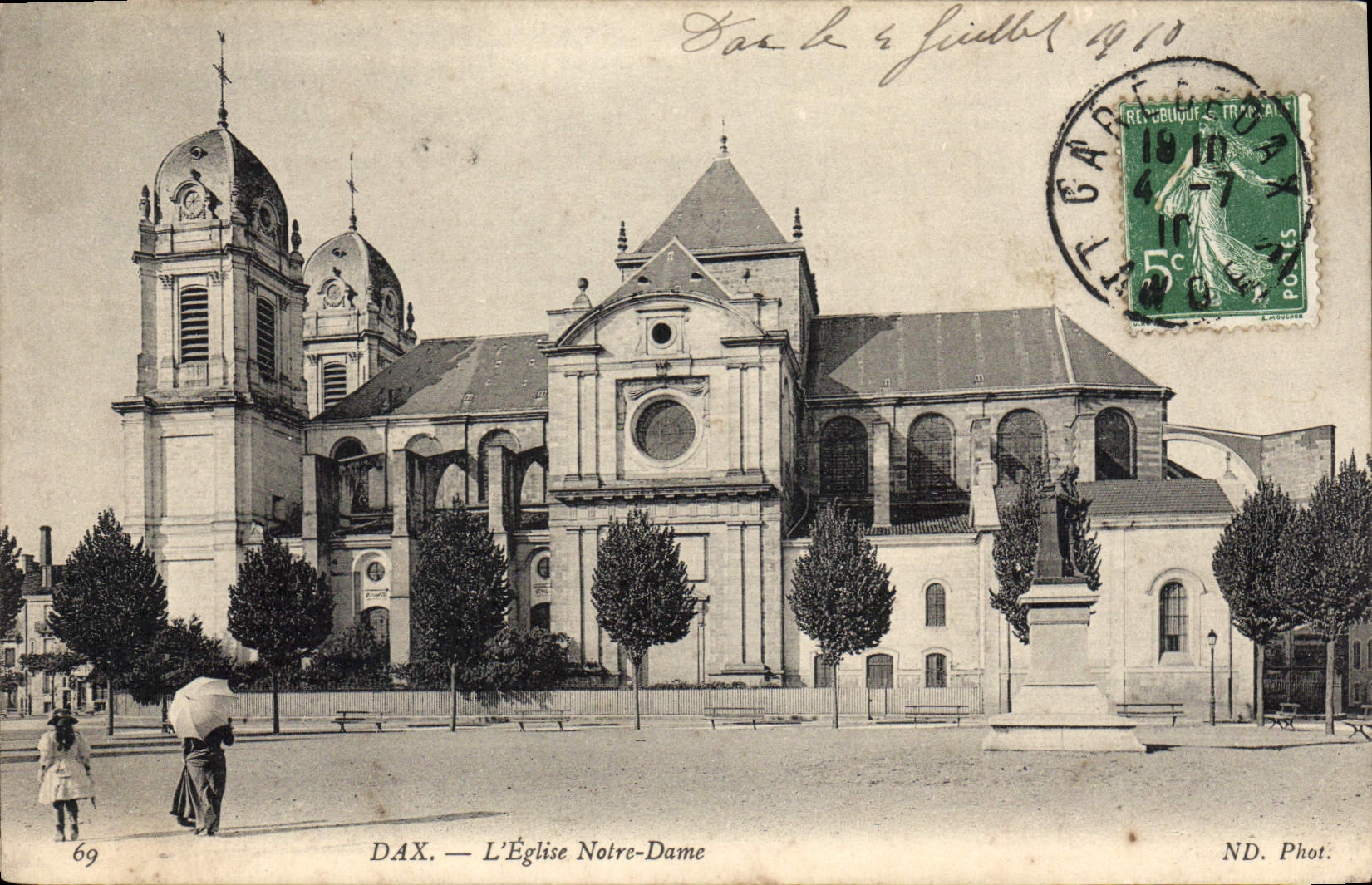 CPA Dax L'Eglise Notre Dame