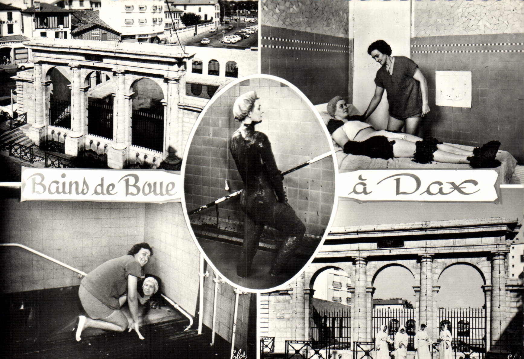 CPSM Dax Les Bains De Boue