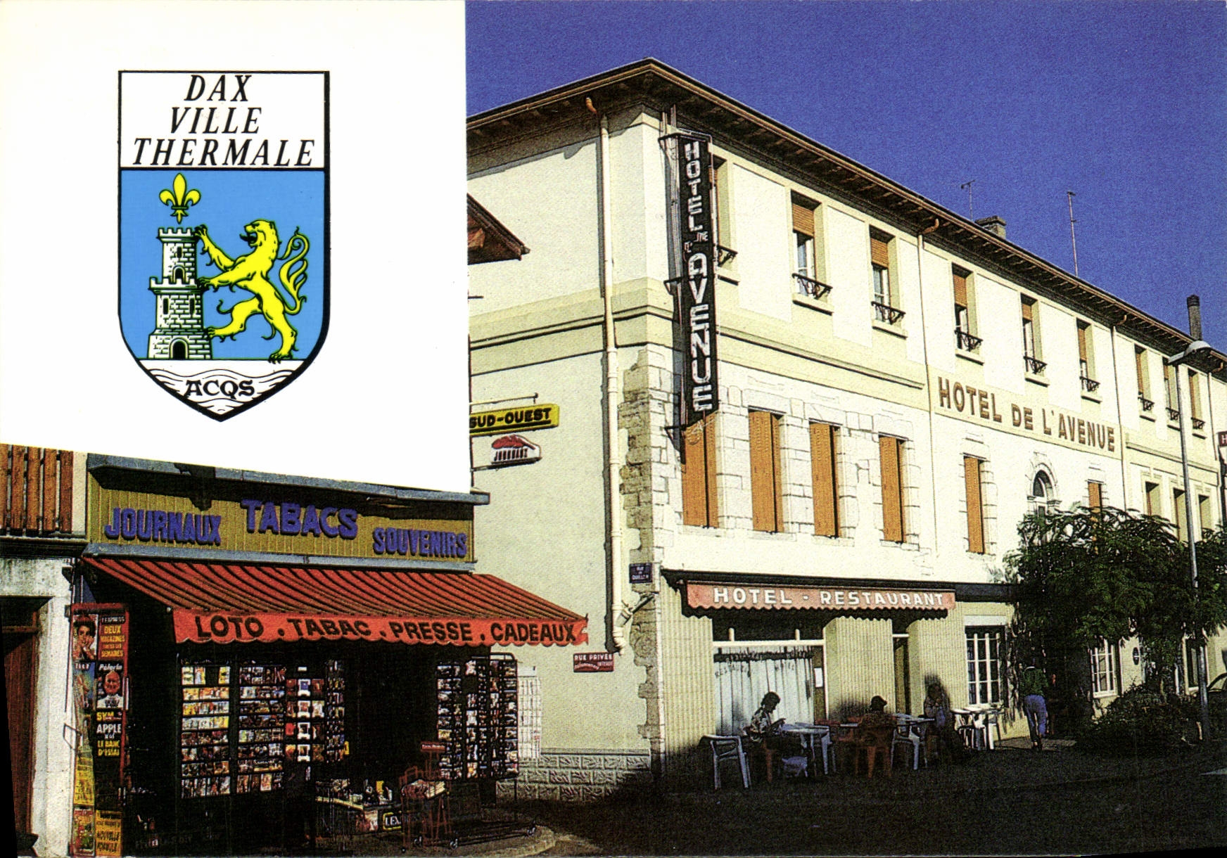 CPSM Dax Ville Thermale Hotel De I'Avenue