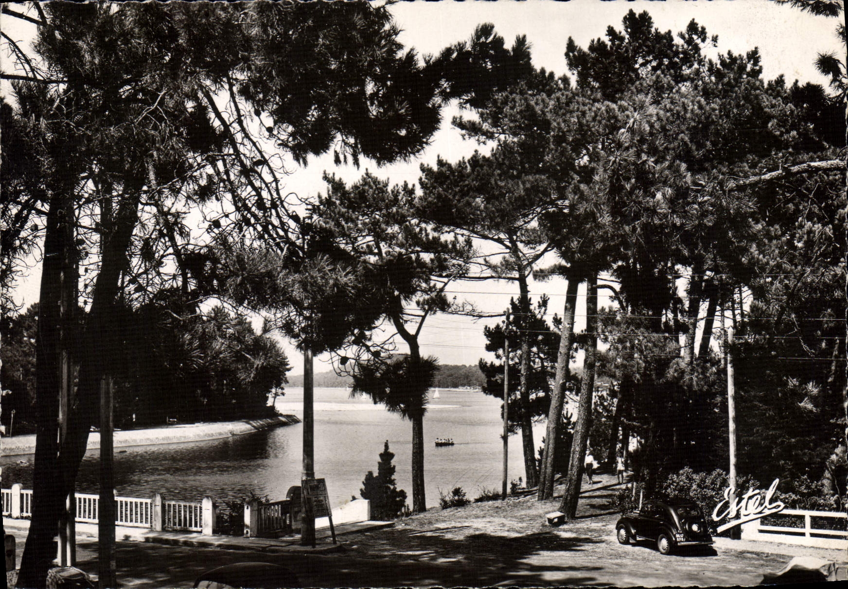 CPSM Hossegor Vue Sur Le lac Et Le Pont Du Canal