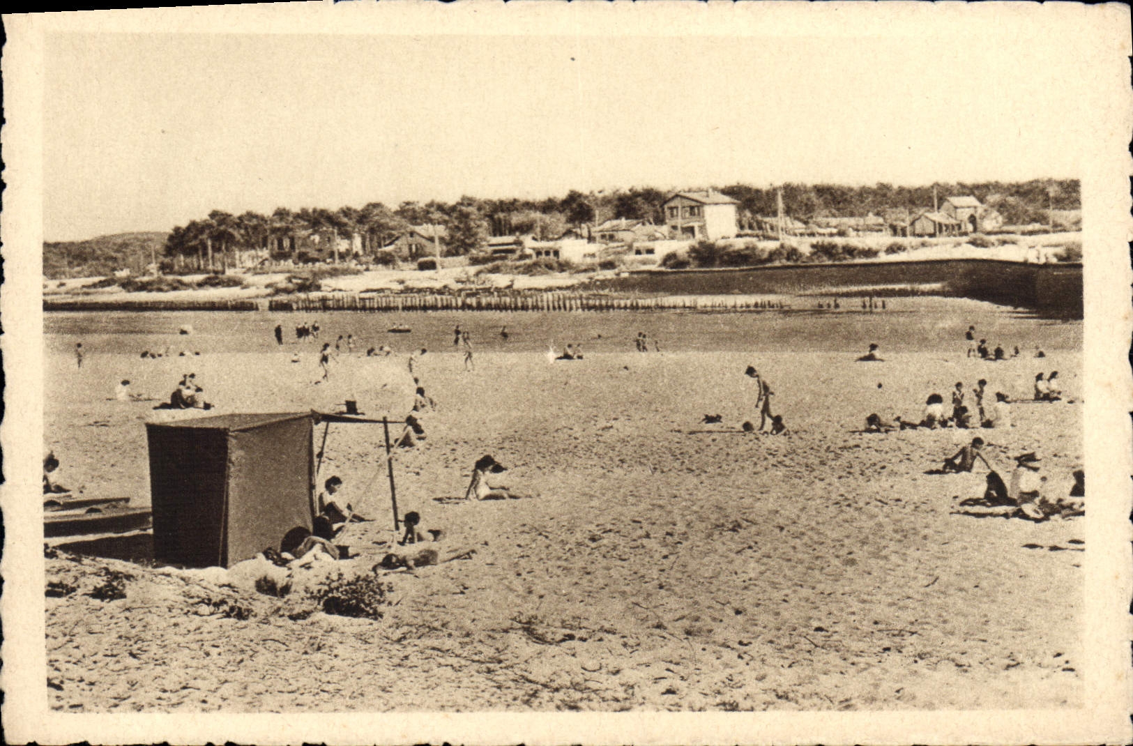 CPA Mimizan Plage La Plage Du Courant