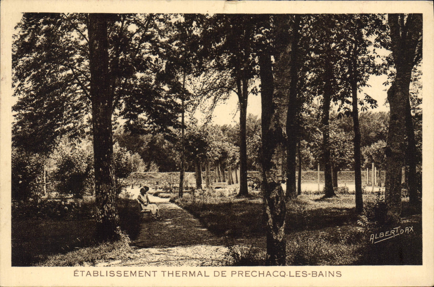 CPA Etablissement Thermal De Prechacq Les Bains