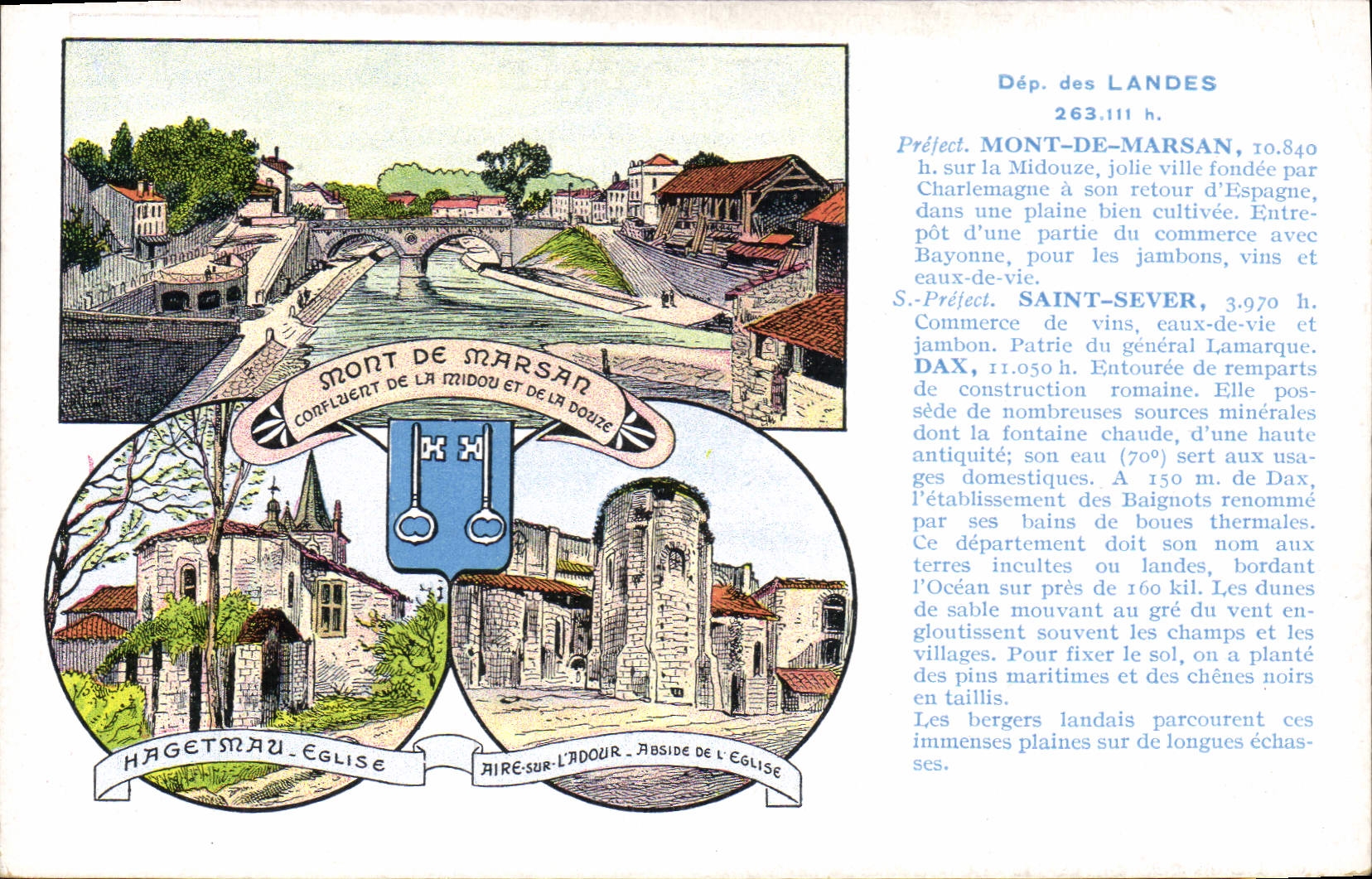 CPA Mont De Marsan Les Pastilles Valda Boites