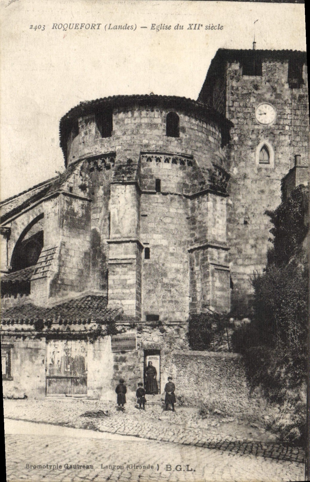 CPA Roquefort Eglise