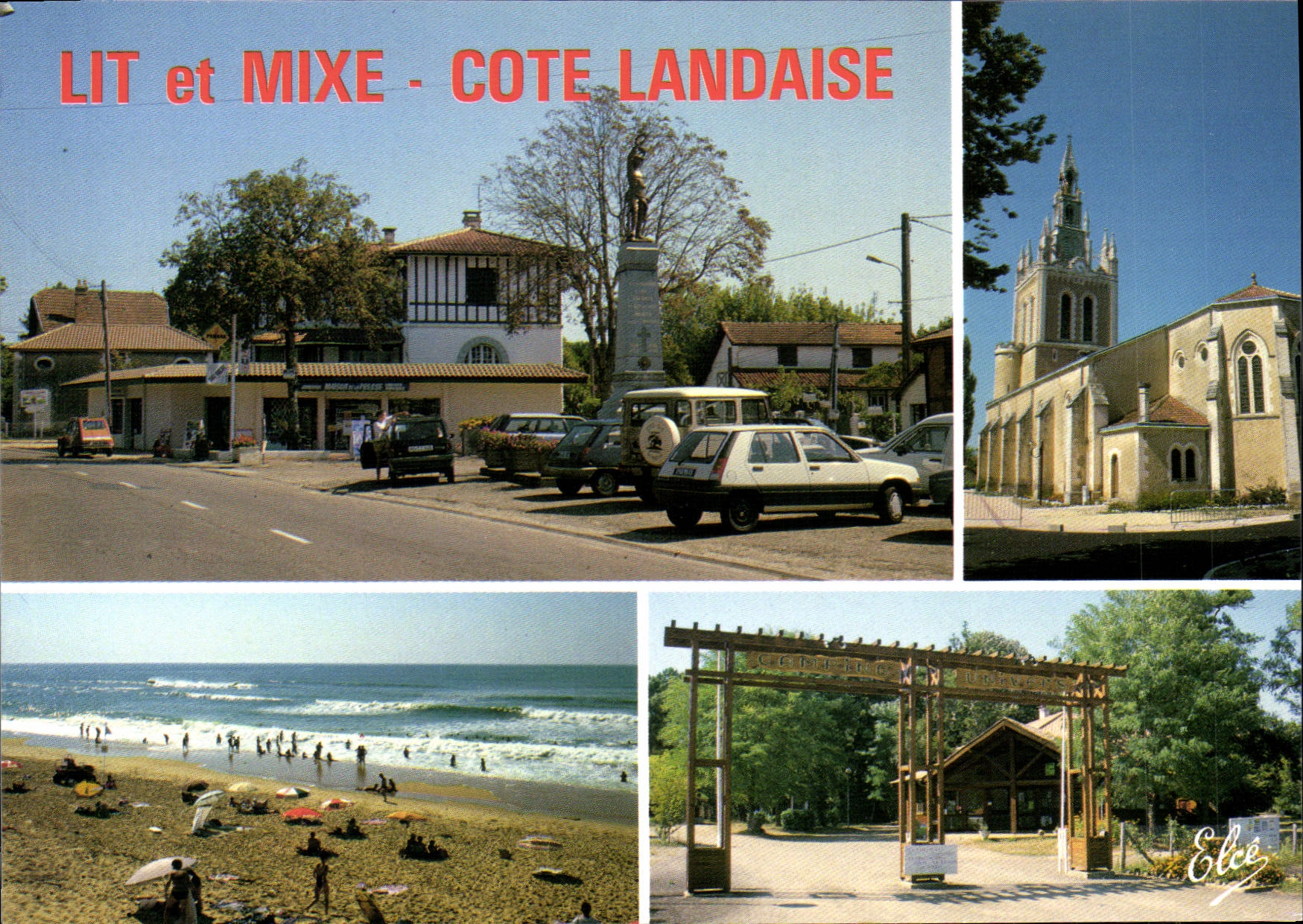 CPSM Lit Et Mixte Cote Landaise