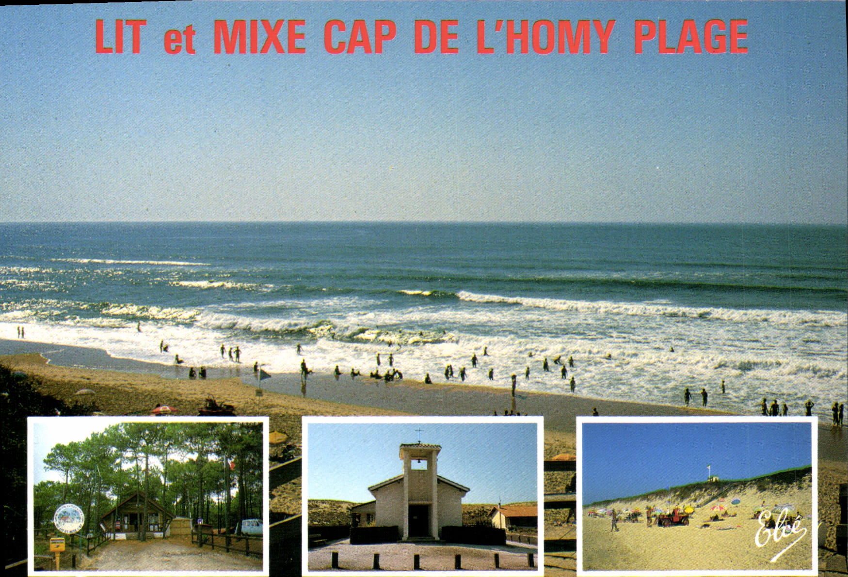 CPSM Lit Et Mixte Cap De L'Homy Plage