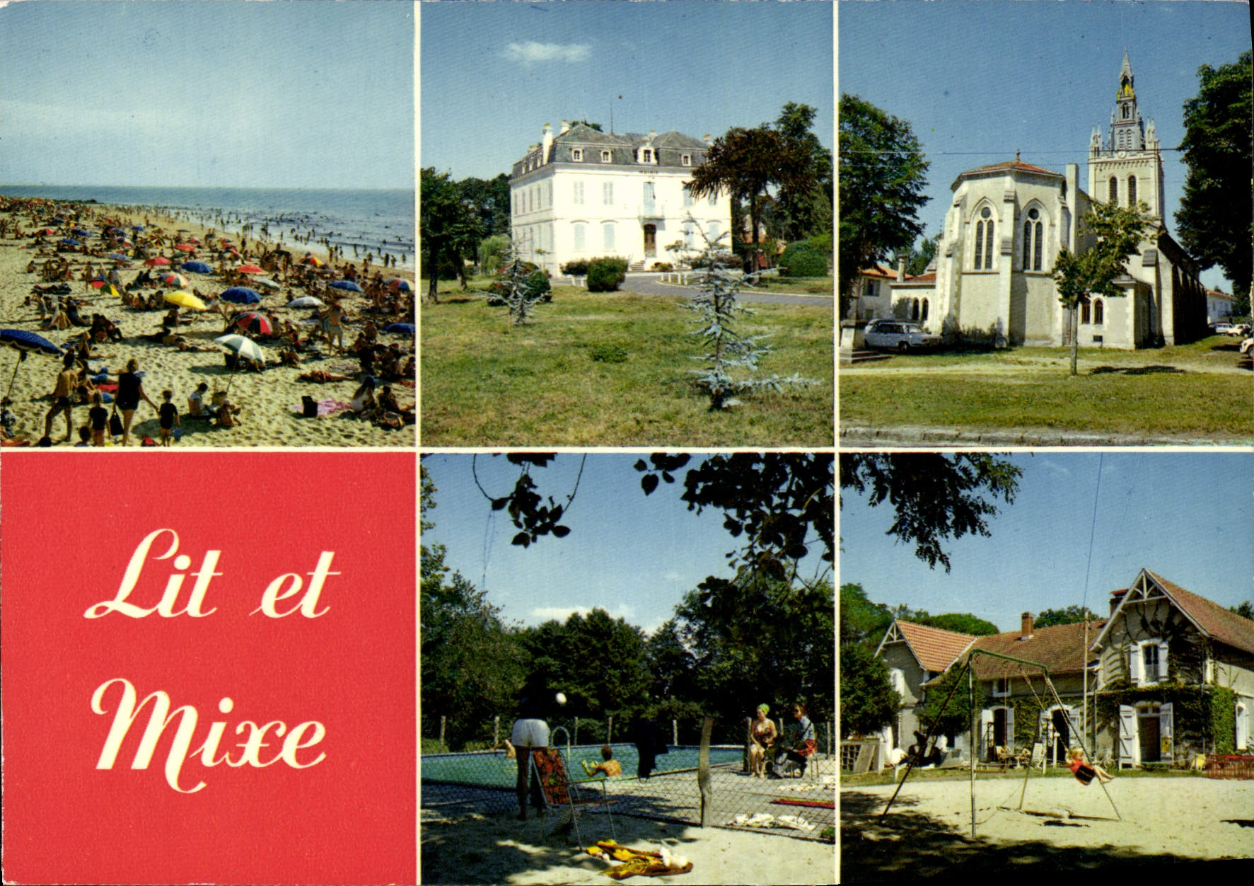 CPSM Lit Et Mixte Sa Plage Du Cap De I'Homy Son Camping