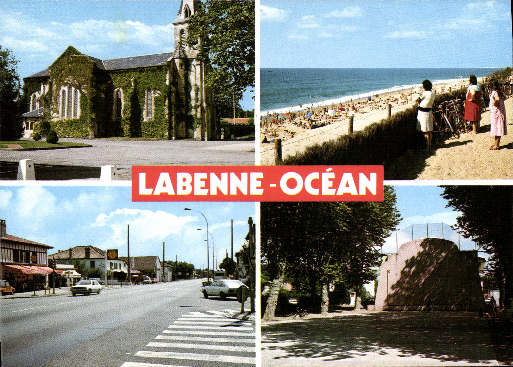 CPSM Labenne L'Eglise La Grande Plage