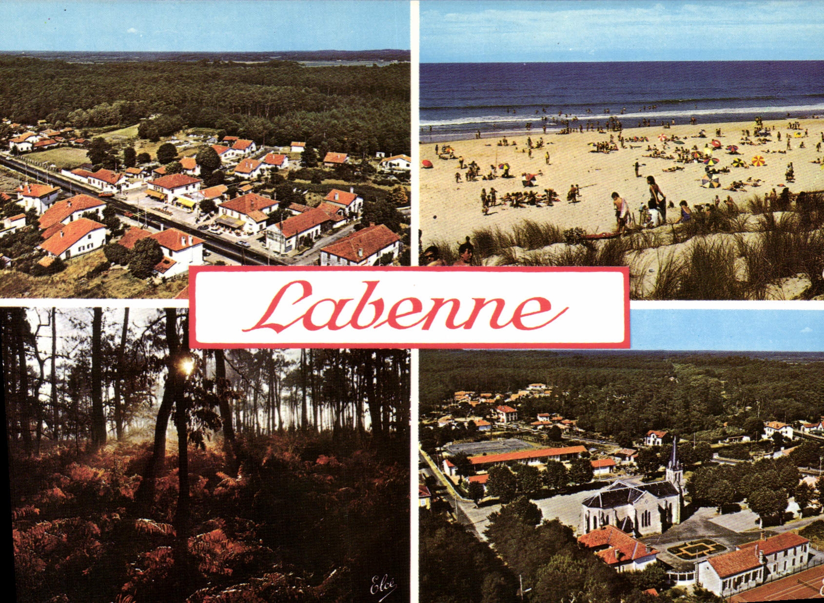 CPSM Labenne La Route Nationale La Grande Plage
