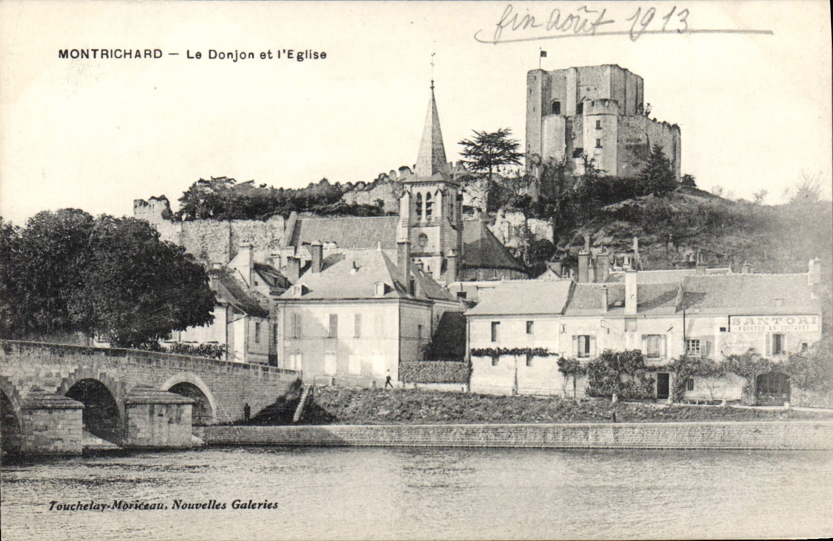 CPA Montrichard Le Donjon Et I'Eglise