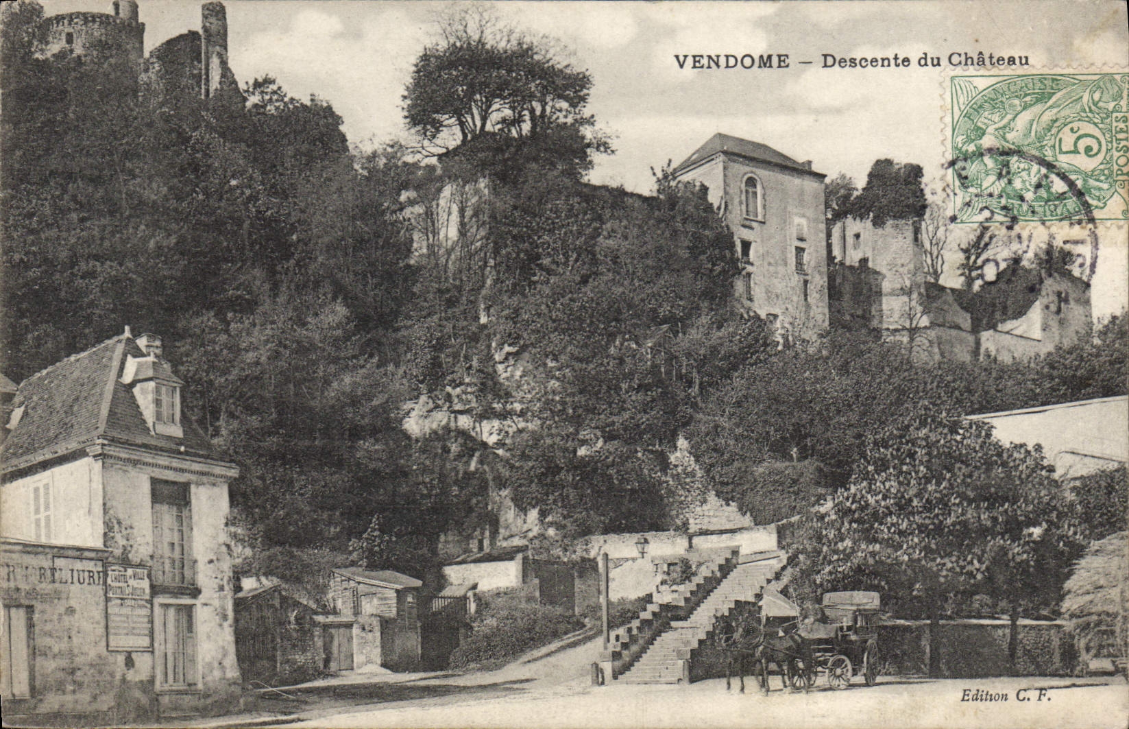 CPA Vendome Descente Du Chateau