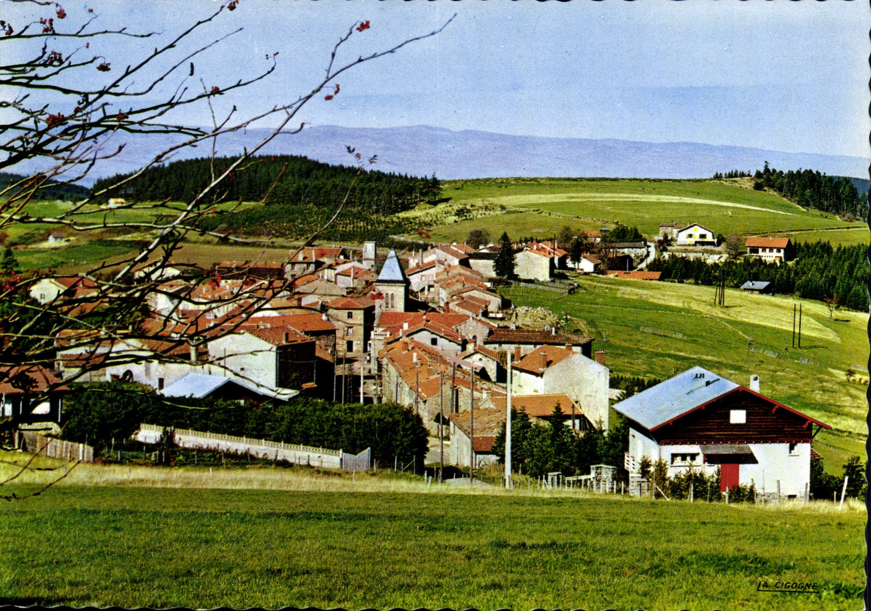 CPSM Massif du Pilat Le Bessat Vue Generale