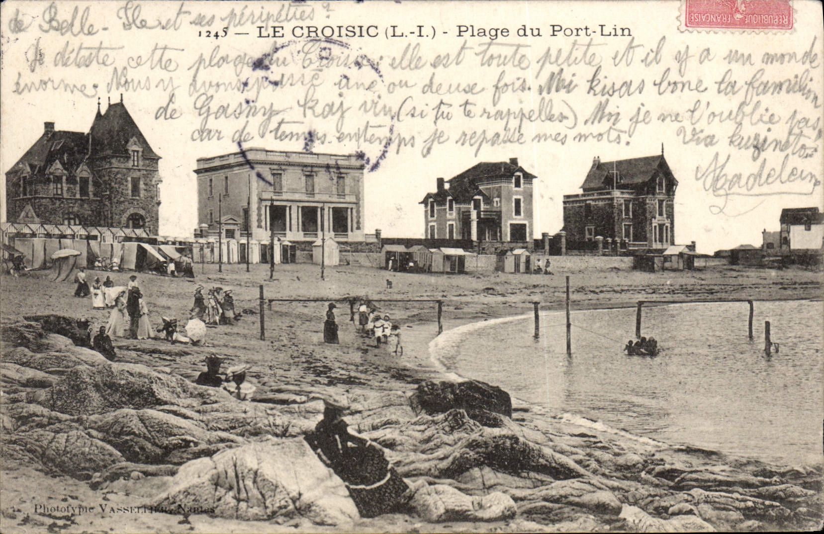 CPA Le Croisic Plage du port Lin