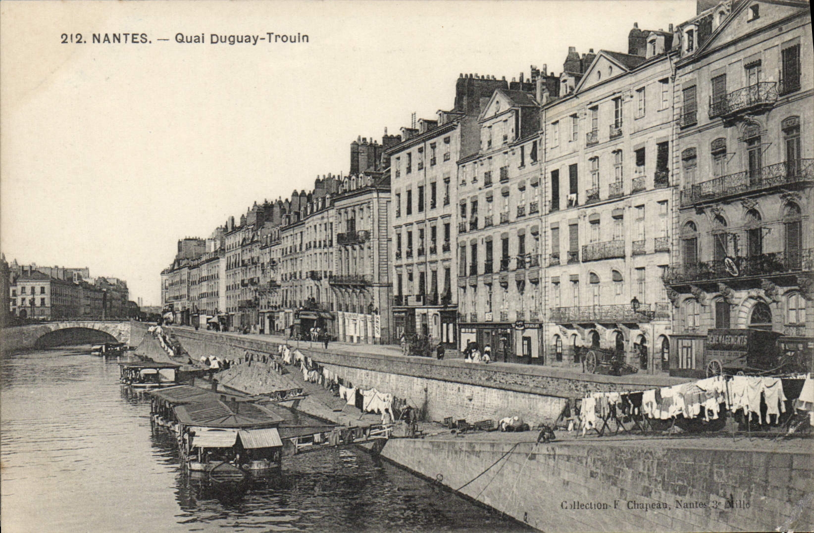 CPA Nantes Quai Duguay Trouin