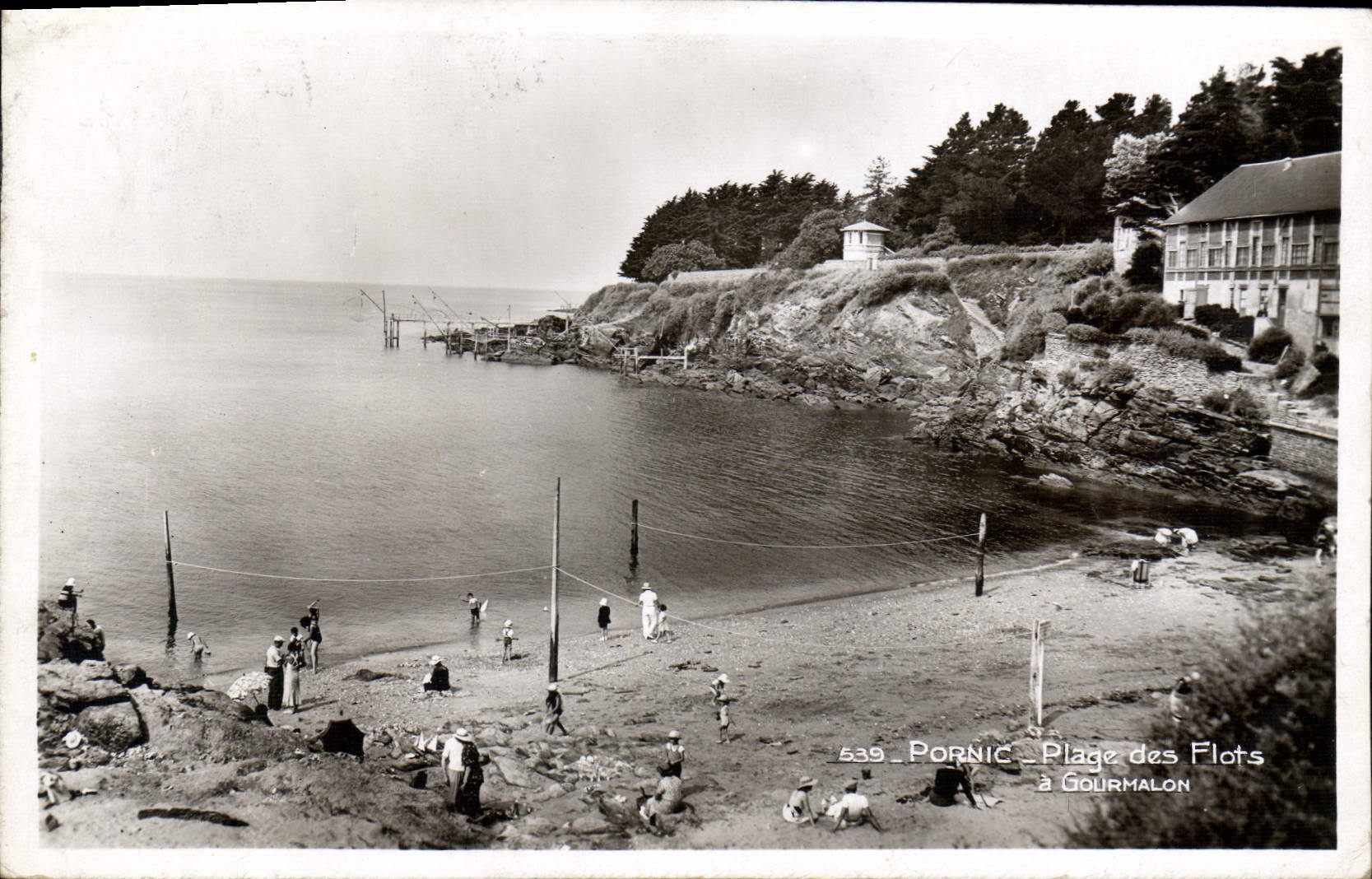 CPA Pornic Plage des Flots à Gourmalon