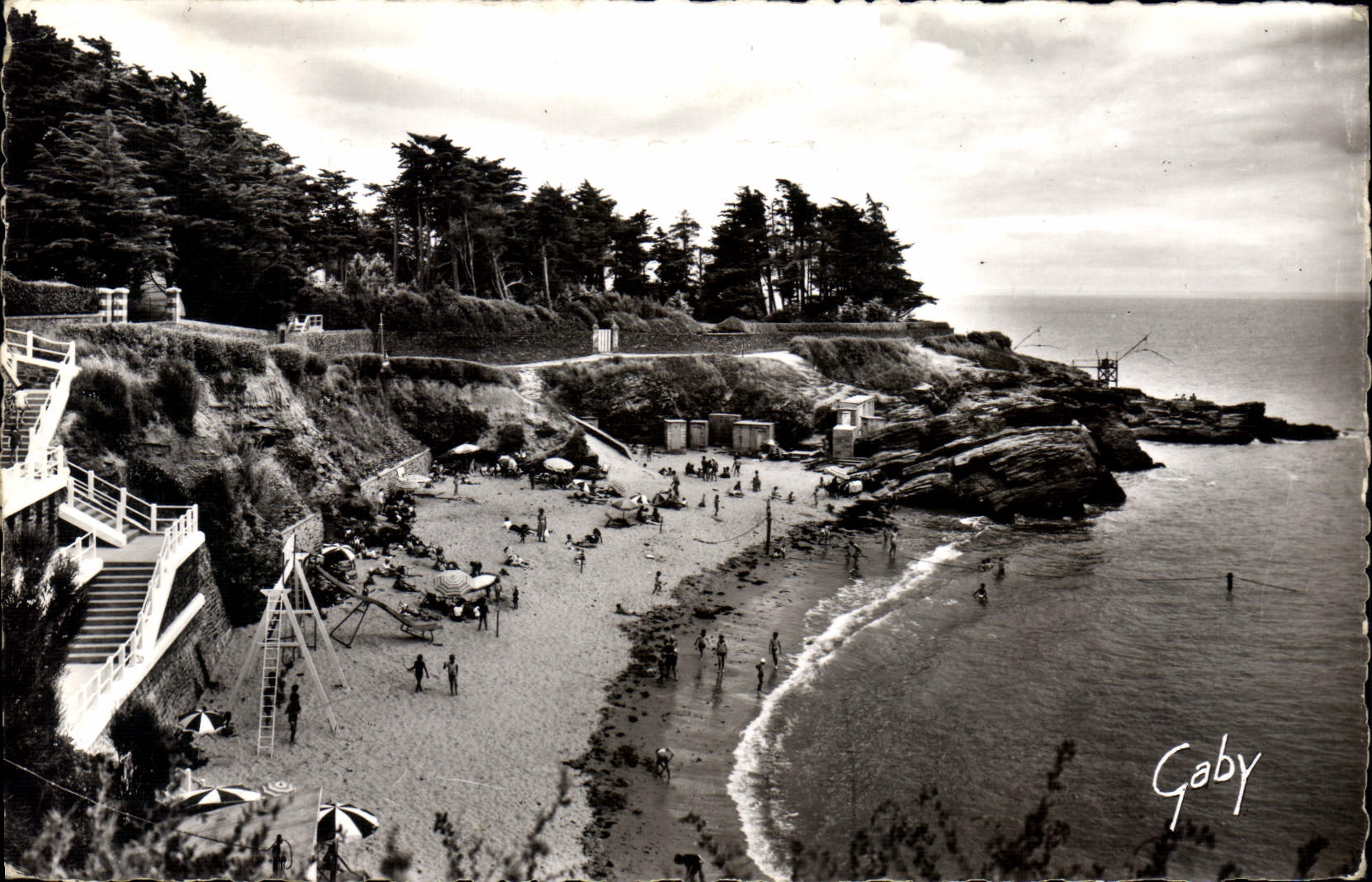 CPA Pornic Plage de la Birochere