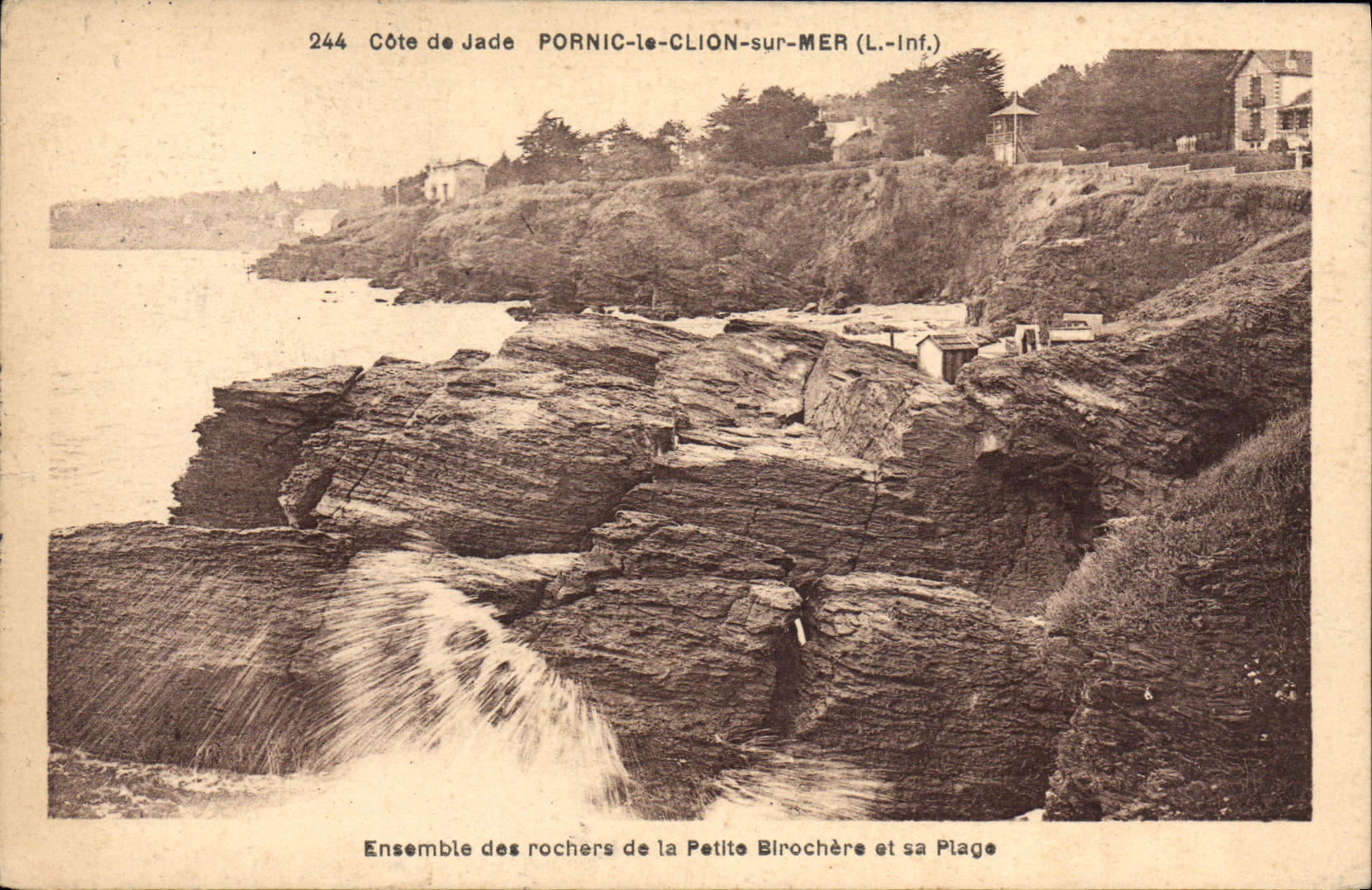 CPA Pornic Le Clion Sur Mer