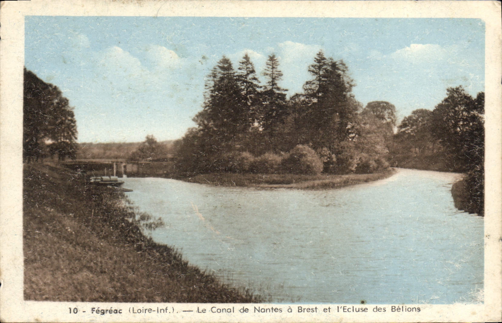 CPA Fegreac Le Canal De Nantes