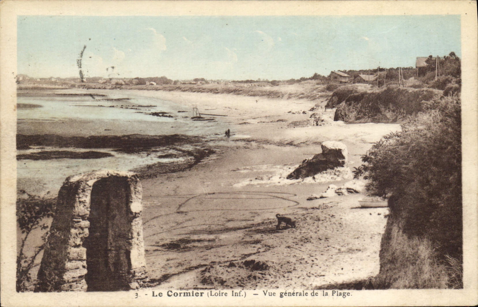 CPA Le Cormier Vue Generale De La Plage