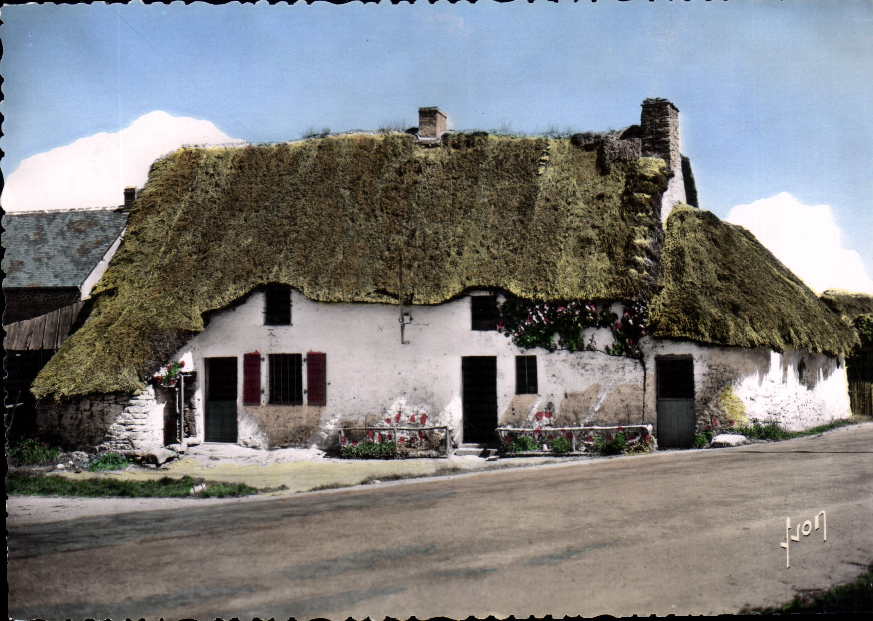 CPSM Guerande La Briere Type De Maison A Toit De Chaume