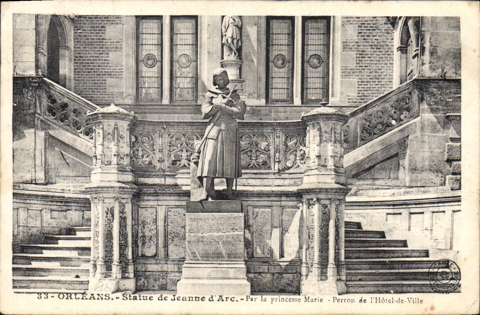 CPA Orleans Statue De Jeanne D'Arc