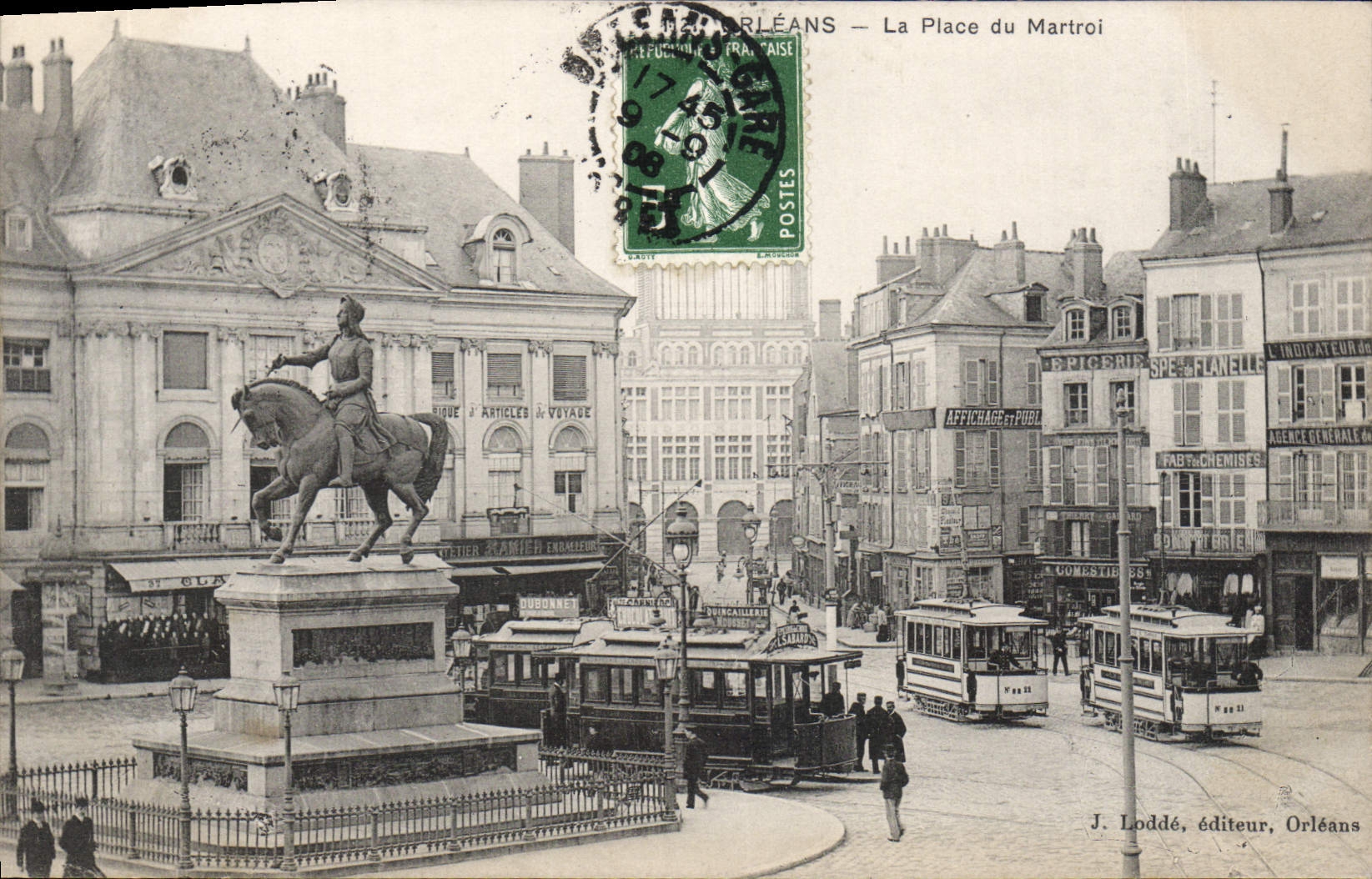 CPA Orleans La Place Du Martroi
