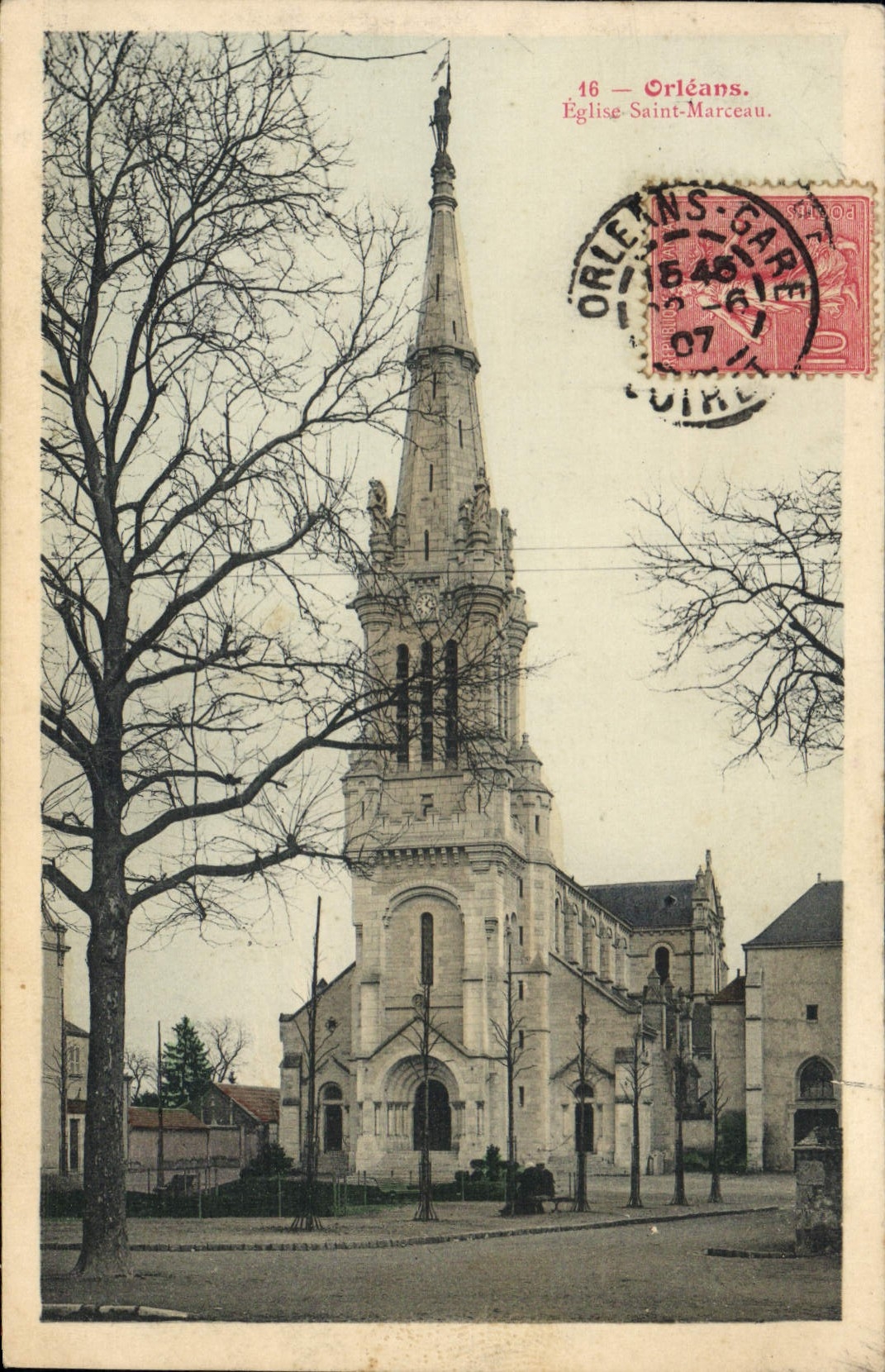 CPA Orleans Eglise Saint Marceau
