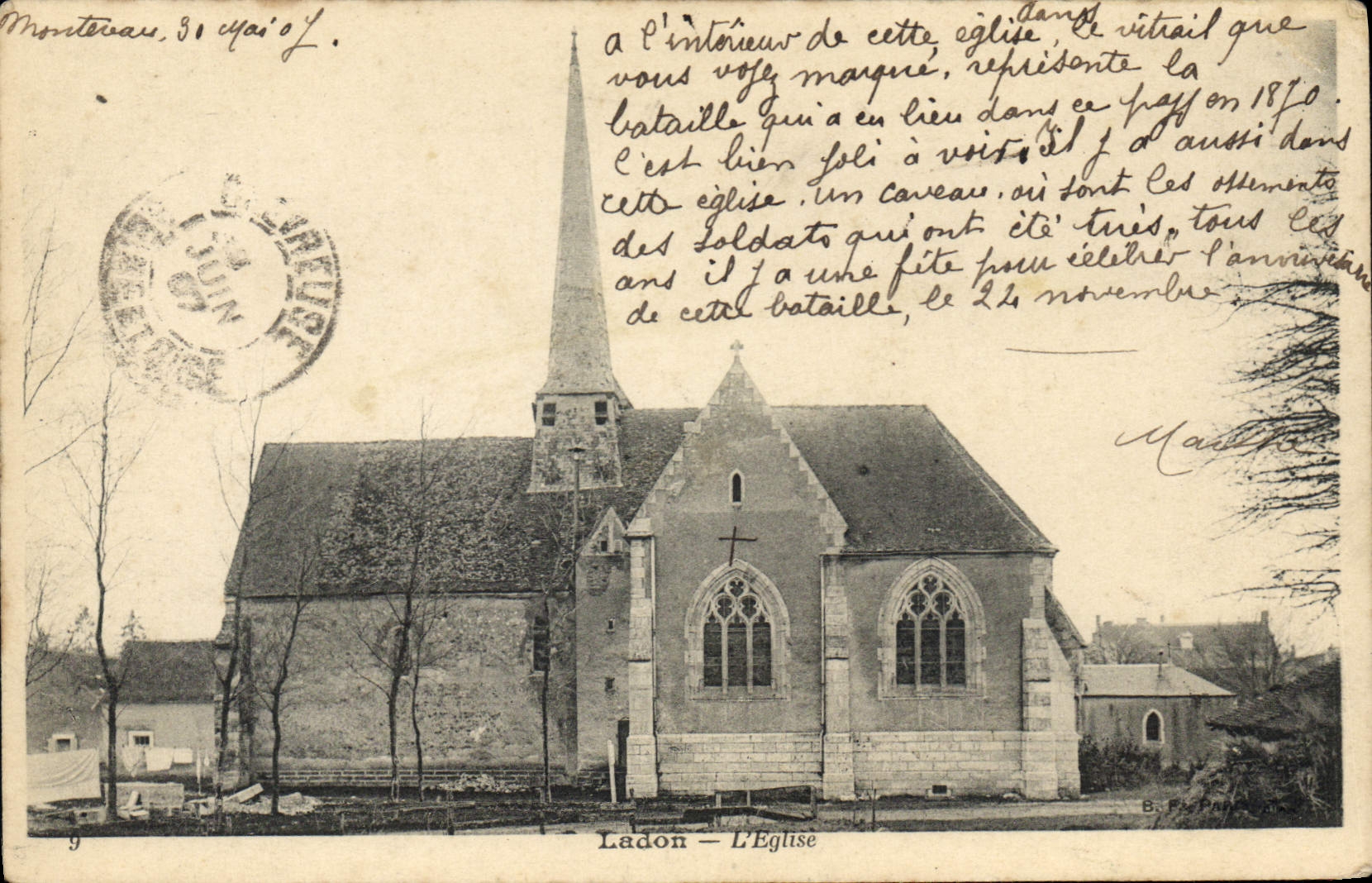 CPA Ladon L'Eglise
