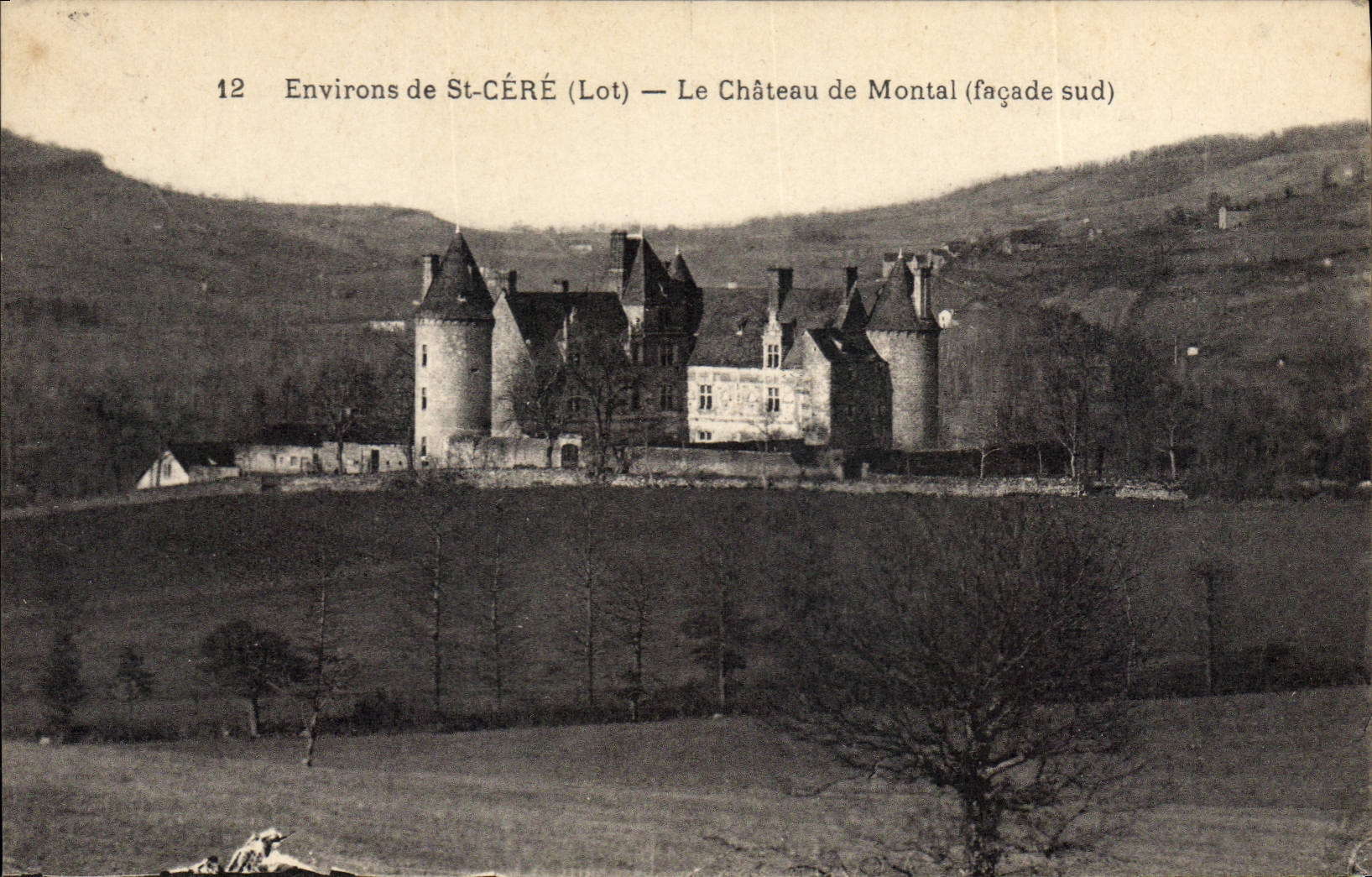 CPA St Cere Le Chateau De Montal