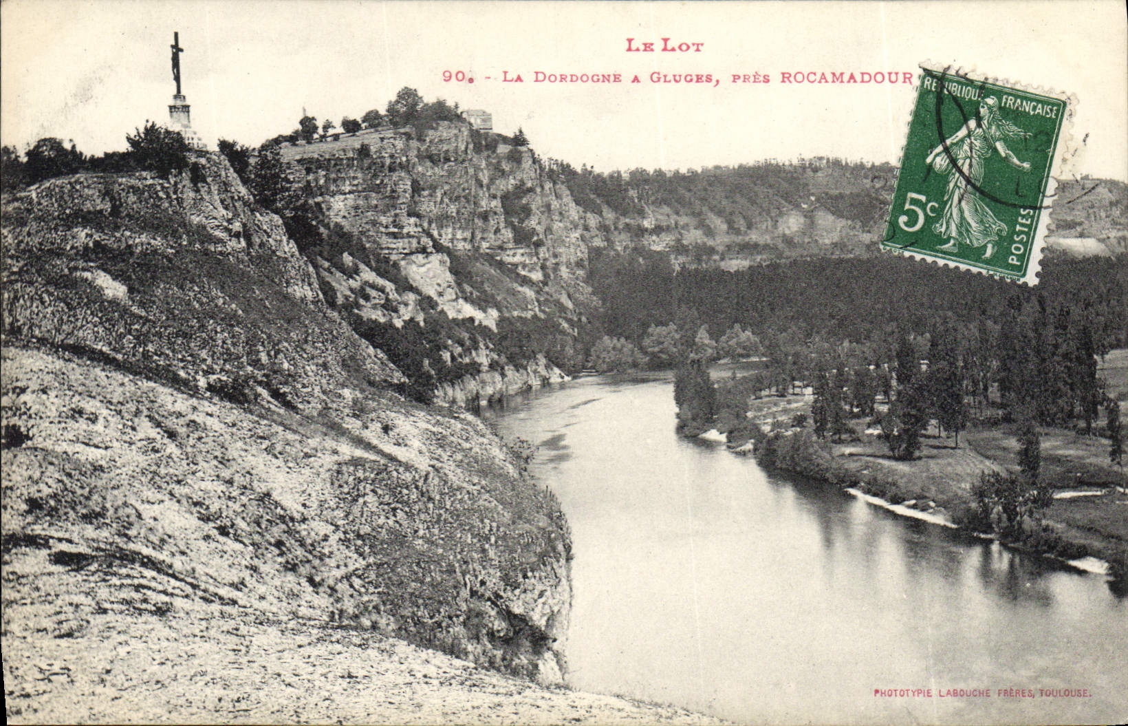 CPA GLUGES près Rocamadour La Dordoche Gluges