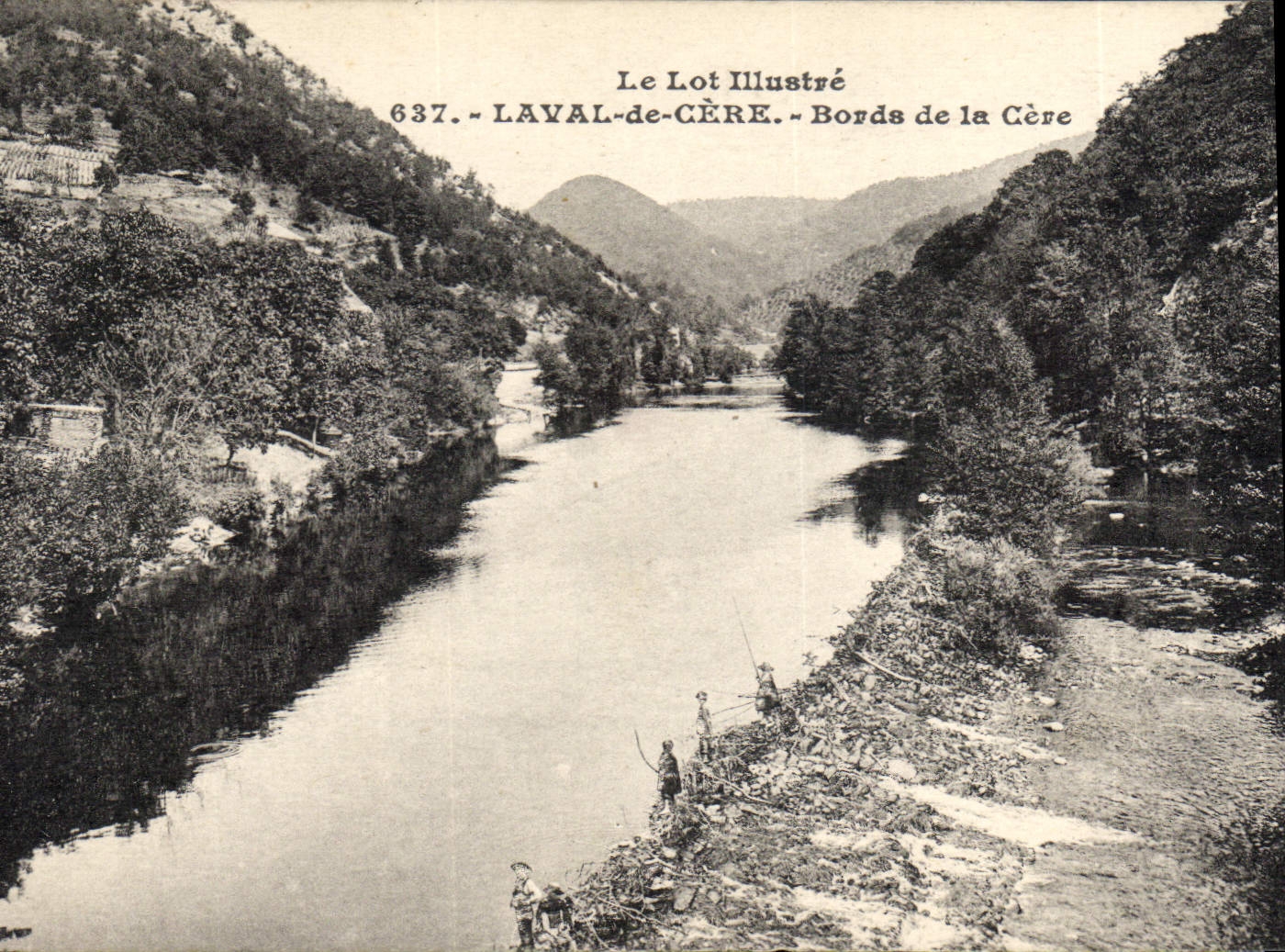 CPA Laval De Cere Bords De La Cere