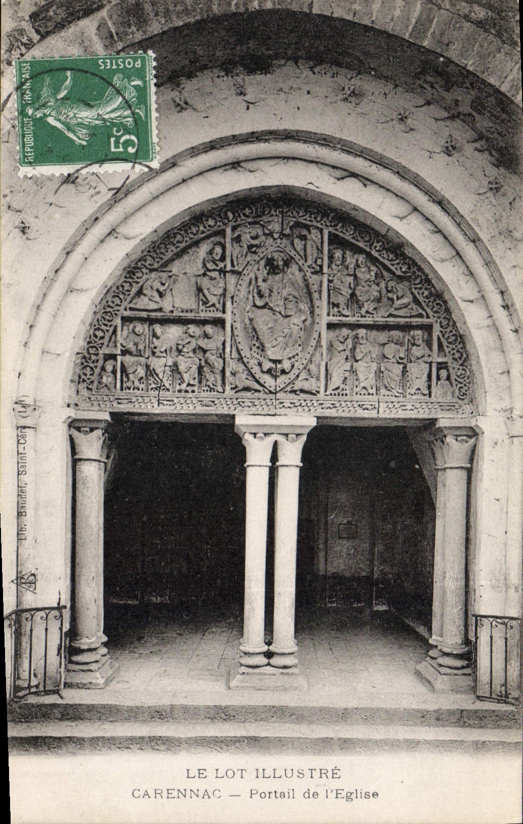 CPA Carennac Portail De I'Eglise