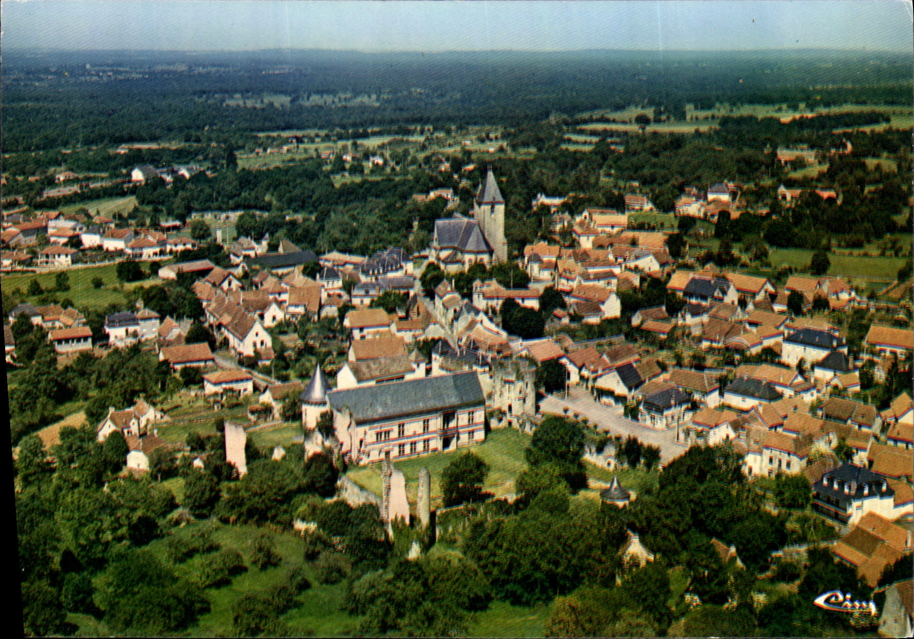 CPSM Assier Vue Generale Aerienne